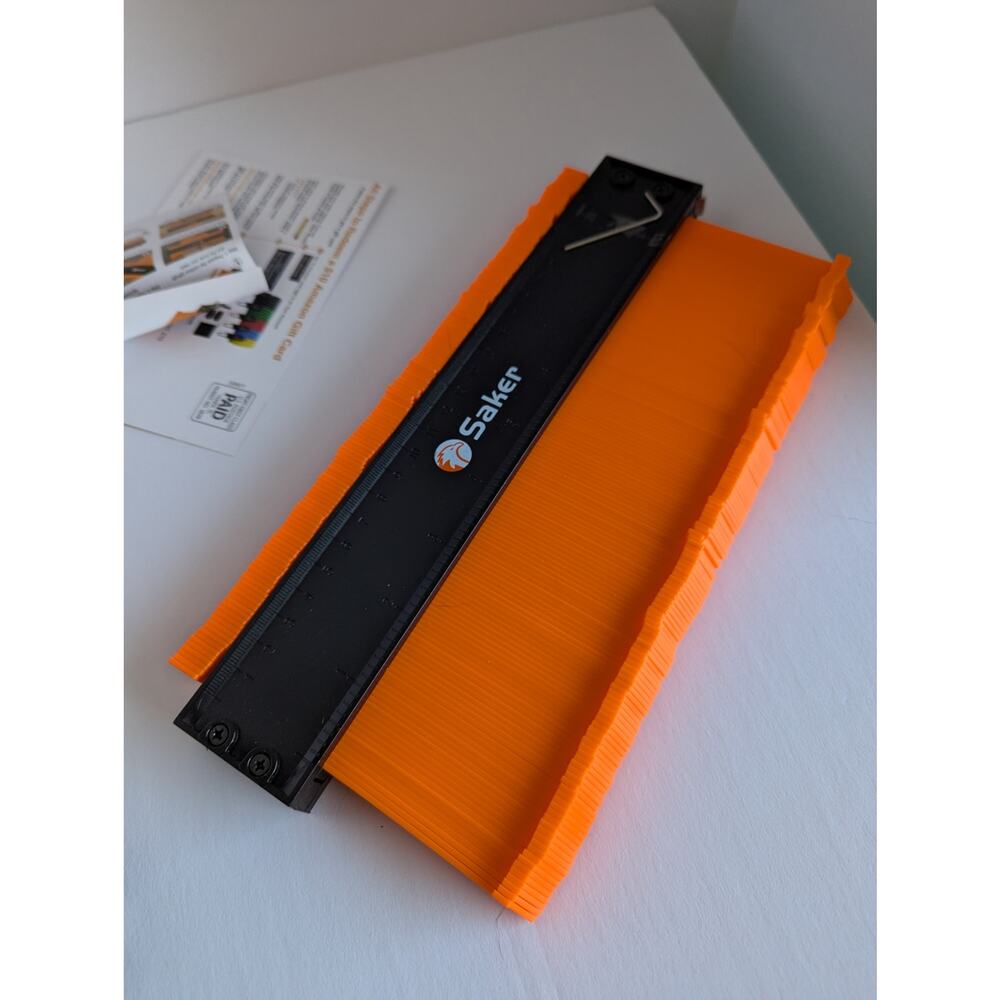 Saker contour gauge10" woodworking measuring tool New in Box